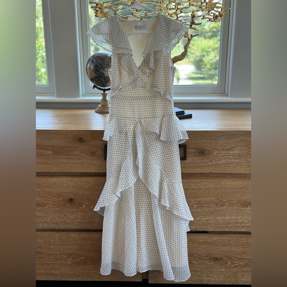 Endless Rose White and Black Polka Dot Dress